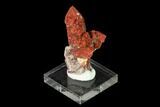 Natural, Red Quartz Crystal Cluster - Morocco #158437-1